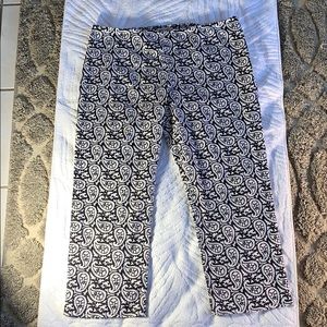 ✓ MICHAEL Kors Capri pants 14 paisley print